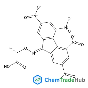 (+)-ALPHA-(2,4,5,7-TETRANITRO-9-FLUORENYLIDENE AMINOXY)PROPIONIC ACID