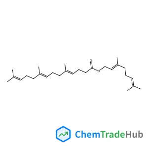 (2E)-3,7-Dimethyl-2,6-octadien-1-yl (4E,8E)-5,9,13-trimethyl-4,8,12-tetradecatrienoate