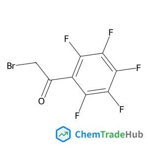 Pentafluorophenacyl bromide structure