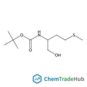 2-Methyl-2-propanyl [(2S)-1-hydroxy-4-(methylsulfanyl)-2-butanyl]carbamate