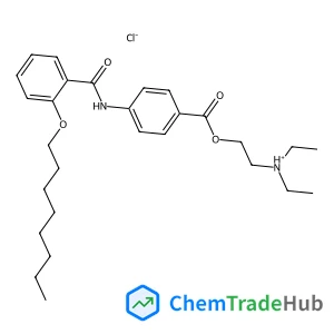 N,N-Diethyl-2-[(4-{[2-(octyloxy)benzoyl]amino}benzoyl)oxy]ethanaminium chloride