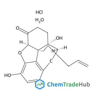 Morphinan-6-one, 4,5-epoxy-3,14-dihydroxy-17-(2-propenyl)-,hydrochloride, dihydrate, (5a)-