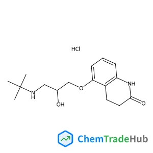 5-{2-Hydroxy-3-[(2-methyl-2-propanyl)amino]propoxy}-3,4-dihydro-2(1H)-quinolinone hydrochloride (1:1)