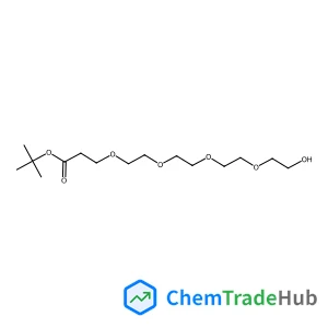 2-Methyl-2-propanyl 1-hydroxy-3,6,9,12-tetraoxapentadecan-15-oate