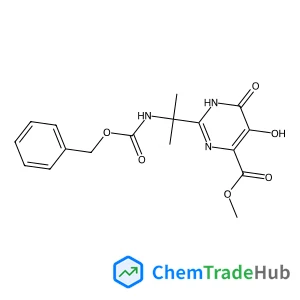 Methyl 2-(2-{[(benzyloxy)carbonyl]amino}-2-propanyl)-5-hydroxy-6-oxo-1,6-dihydro-4-pyrimidinecarboxylate