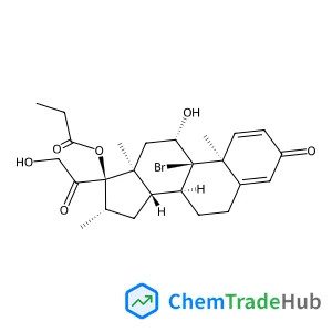 Pregna-1,4-diene-3,20-dione, 9-bromo-11,21-dihydroxy-16-methyl-17-(1-oxopropoxy)-, (11β,16β)- (9CI)