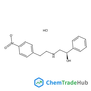 R-2-((4-nitrophenethyl)amino)-1-phenylethan-1-ol hydrochloride