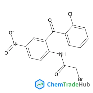 2-Bromo-N-[2-(2-chlorobenzoyl)-4-nitrophenyl]acetamide