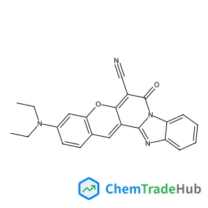 3-(Diethylamino)-7-oxo-7H-chromeno[3',2':3,4]pyrido[1,2-a]benzimidazole-6-carbonitrile