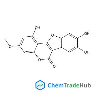 1,8,9-Trihydroxy-3-methoxy-6H-[1]benzofuro[3,2-c]chromen-6-one