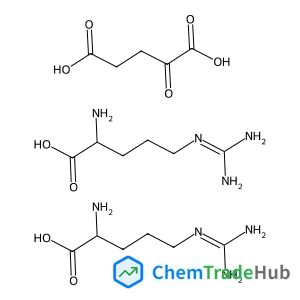 N~5~-(Diaminomethylene)-L-ornithine - 2-oxopentanedioic acid (2:1)
