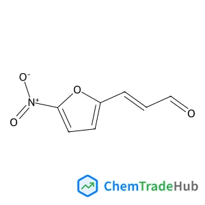 (2E)-3-(5-Nitro-2-furyl)acrylaldehyde structure