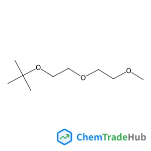 2-[2-(2-Methoxyethoxy)ethoxy]-2-methylpropane structure