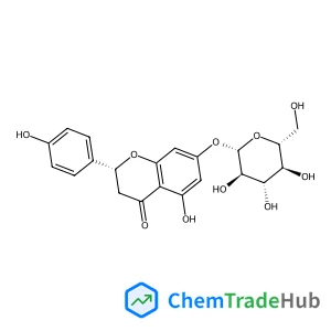 5-Hydroxy-2-(4-hydroxyphenyl)-4-oxo-3,4-dihydro-2H-chromen-7-yl beta-D-glucopyranoside