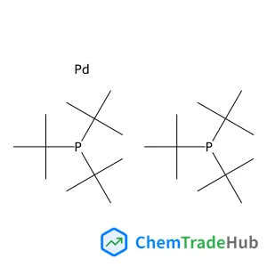 Palladium - tris(2-methyl-2-propanyl)phosphine (1:2) Chemical_Structure_Of