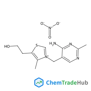 3-[(4-Amino-2-methyl-5-pyrimidinyl)methyl]-5-(2-hydroxyethyl)-4-methyl-1,3-thiazol-3-ium nitrate