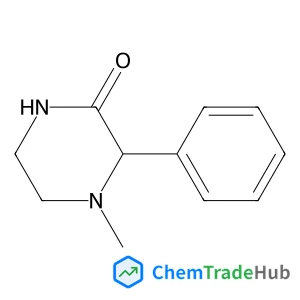 4-Methyl-3-phenyl-2-piperazinone structure