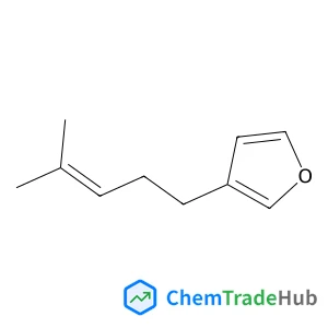 3-(4-methylpent-3-en-1-yl)furan structure 3-(4-methylpent-3-en-1-yl)furan structure