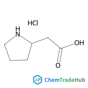(2S)-2-Pyrrolidinylacetic acid hydrochloride (1:1)