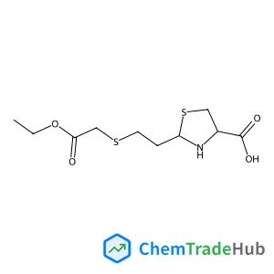 2-{2-[(2-Ethoxy-2-oxoethyl)sulfanyl]ethyl}-1,3-thiazolidine-4-carboxylic acid