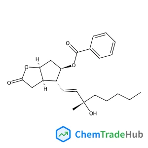 (3aR,4R,5R,6aS)-4-[(1E,3S)-3-Hydroxy-3-methyl-1-octen-1-yl]-2-oxohexahydro-2H-cyclopenta[b]furan-5-yl benzoate