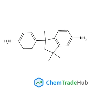 1-(4-Aminophenyl)-1,3,3-trimethyl-5-indanamine structure 1-(4-Aminophenyl)-1,3,3-trimethyl-5-indanamine structure