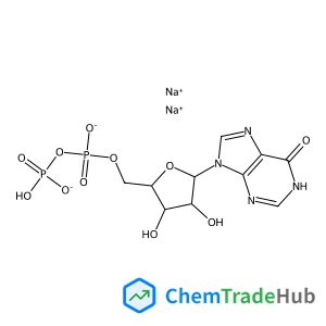 disodium;[[(2R,3S,4R,5R)-3,4-dihydroxy-5-(6-hydroxypurin-9-yl)tetrahydrofuran-2-yl]methoxy-oxido-phosphoryl] hydrogen phosphate