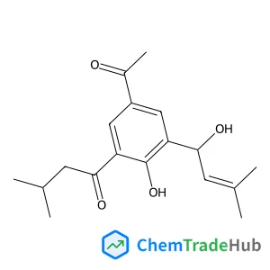 (-)-1-[5-ACETYL-2-HYDROXY-3-(1-HYDROXY-3-METHYL-2-BUTENYL)PHENYL]-3-METHYL-1-BUTANONE