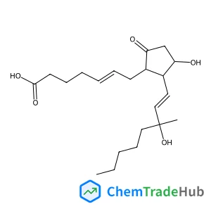 (5Z,11alpha,13E,15R)-11,15-Dihydroxy-15-methyl-9-oxoprosta-5,13-dien-1-oic acid structure (5Z,11alpha,13E,15R)-11,15-Dihydroxy-15-methyl-9-oxoprosta-5,13-dien-1-oic acid structure