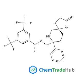 (5S,8S)-8-({(1R)-1-[3,5-Bis(trifluoromethyl)phenyl]ethoxy}methyl)-8-phenyl-1,7-diazaspiro[4.5]decan-2-one