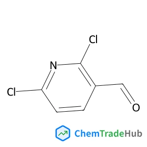2,6-Dichloronicotinaldehyde Chemical_Structure_Of