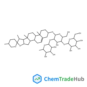 (3beta,25R)-Spirost-5-en-3-yl 6-deoxy-alpha-L-mannopyranosyl-(1->2)-[beta-D-glucopyranosyl-(1->4)]-beta-D-glucopyranoside