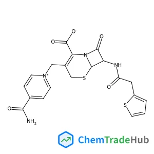 (6R,7R)-3-[(4-Carbamoyl-1-pyridiniumyl)methyl]-8-oxo-7-[(2-thienylacetyl)amino]-5-thia-1-azabicyclo[4.2.0]oct-2-ene-2-carboxylate