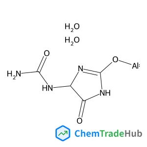 Aluminium hydroxide 4-(carbamoylamino)-5-oxo-4,5-dihydro-1H-imidazol-2-olate (1:2:1)