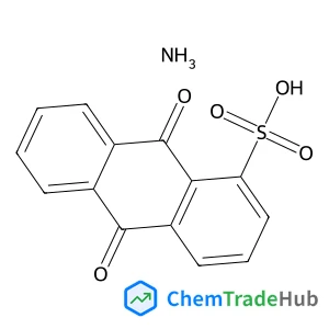 9,10-Dioxo-9,10-dihydro-1-anthracenesulfonic acid ammoniate (1:1)