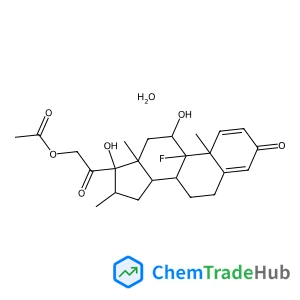 (11beta,16alpha)-9-Fluoro-11,17-dihydroxy-16-methyl-3,20-dioxopregna-1,4-dien-21-yl acetate hydrate (1:1)