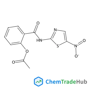 2-[(5-Nitro-1,3-thiazol-2-yl)carbamoyl]phenyl acetate