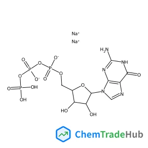 Disodium 5'-O-({[(phosphonooxy)phosphinato]oxy}phosphinato)guanosine