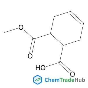 6-(Methoxycarbonyl)-3-cyclohexene-1-carboxylic acid structure