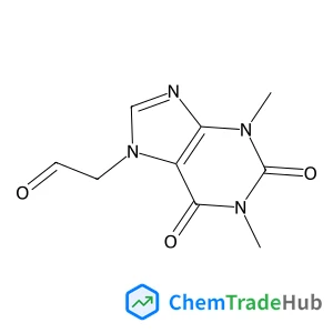 (1,3-Dimethyl-2,6-dioxo-1,2,3,6-tetrahydro-7H-purin-7-yl)acetaldehyde structure