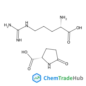 L-Proline, 5-oxo-, compd. with L-arginine (1:1)OTHER CA INDEX NAMES:L-Arginine, compd. with 5-oxo-L-proline (1:1)