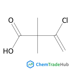 3-Chloro-2,2-dimethyl-3-butenoic acid Chemical_Structure_Of