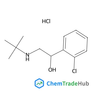 1-(2-Chlorophenyl)-2-[(2-methyl-2-propanyl)amino]ethanol hydrochloride (1:1)
