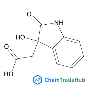 (3-Hydroxy-2-oxo-2,3-dihydro-1H-indol-3-yl)acetic acid