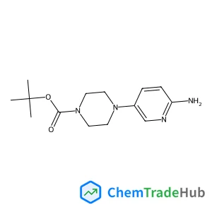 2-Methyl-2-propanyl 4-(6-amino-3-pyridinyl)-1-piperazinecarboxylate