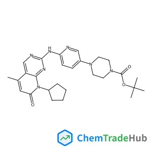 tert-butyl 4-[6-({8-cyclopentyl-5-methyl-7-oxo-7H,8H-pyrido[2,3-d]pyrimidin-2-yl}amino)pyridin-3-yl]piperazine-1-carboxylate