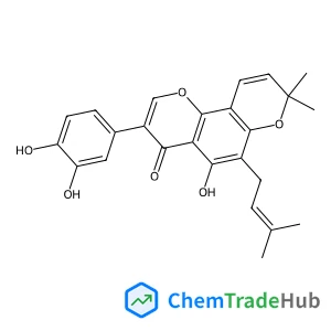 3-(3,4-Dihydroxyphenyl)-5-hydroxy-8,8-dimethyl-6-(3-methyl-2-buten-1-yl)-4H,8H-pyrano[2,3-f]chromen-4-one