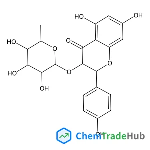 (2R,3R)-5,7-dihydroxy-2-(4-hydroxyphenyl)-3-[(2S,3R,4R,5R,6S)-3,4,5-trihydroxy-6-methyloxan-2-yl]oxy-2,3-dihydrochromen-4-one