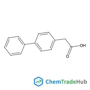 4-Biphenylylacetic acid Chemical_Structure_Of