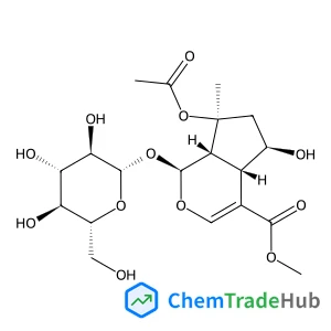 Methyl (1S,4aS,5R,7S,7aS)-7-acetoxy-1-(beta-D-glucopyranosyloxy)-5-hydroxy-7-methyl-1,4a,5,6,7,7a-hexahydrocyclopenta[c]pyran-4-carboxylate